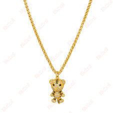 gold necklace country style tiger cartoons